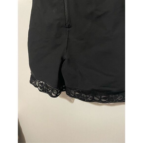 NWOT Unbranded Women’s XL Black Shapewear Bodysuit One Piece Shorts - Picture 2 of 8